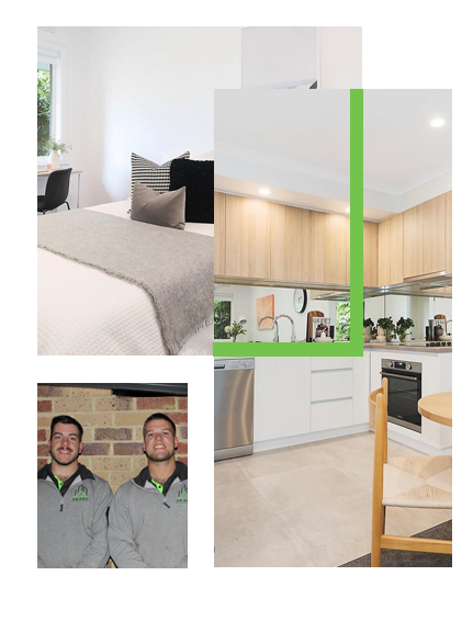 Heard Building Group project interiors and the founding brothers